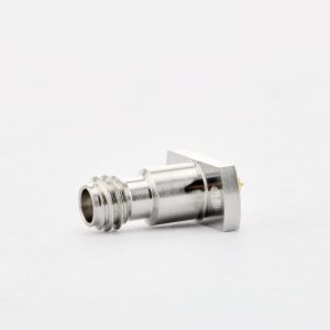 1.0mm Female connector with 2 Hole Flange Accepts Pin, DC to 110GHz