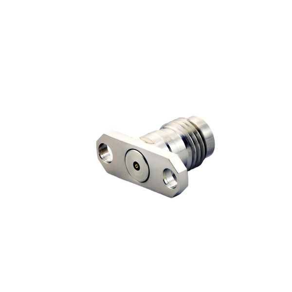 1.85mm Straight Female Connector, 2 Hole Flange with Accepts Pin, DC to 67GHz - 图片 2